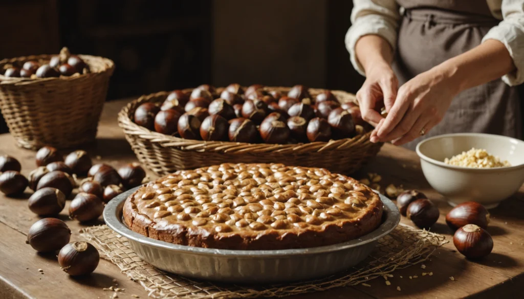 gateau corse à la chataigne