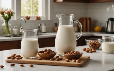 Secrets de cuisine : créez votre propre lait d’amande maison étonnant !