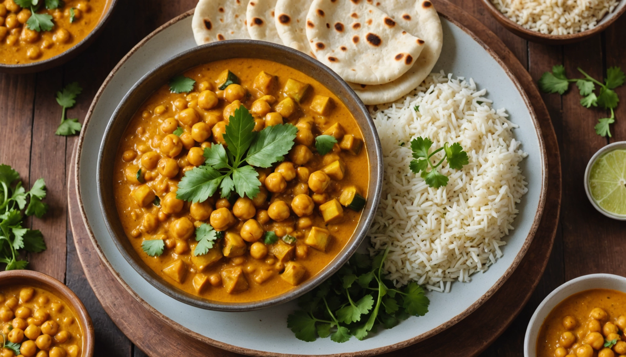 curry courgette pois chiche