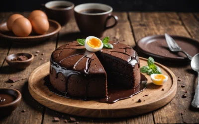 Gâteau fondant au chocolat sans œufs : une douceur facile au Thermomix