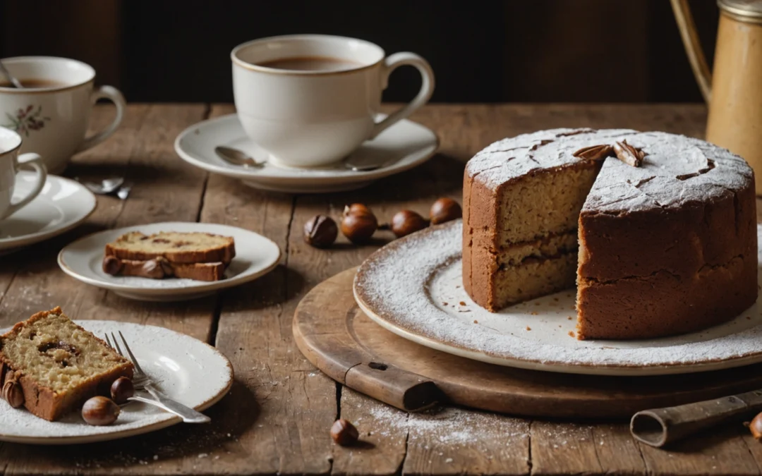 Gâteau moelleux à la farine de châtaigne : surprise et délice sans gluten