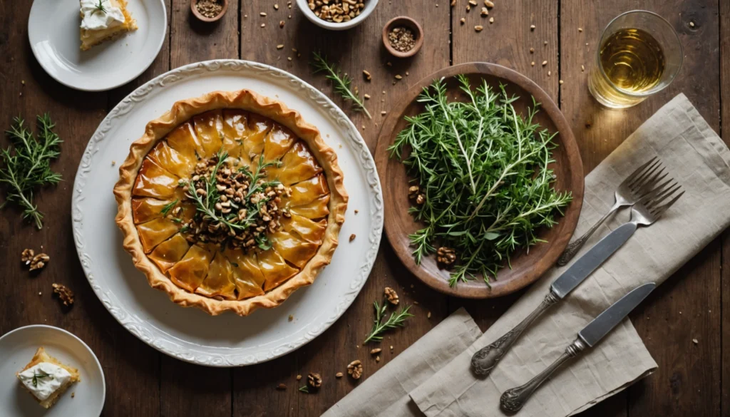 tarte croustillante feuille de brick