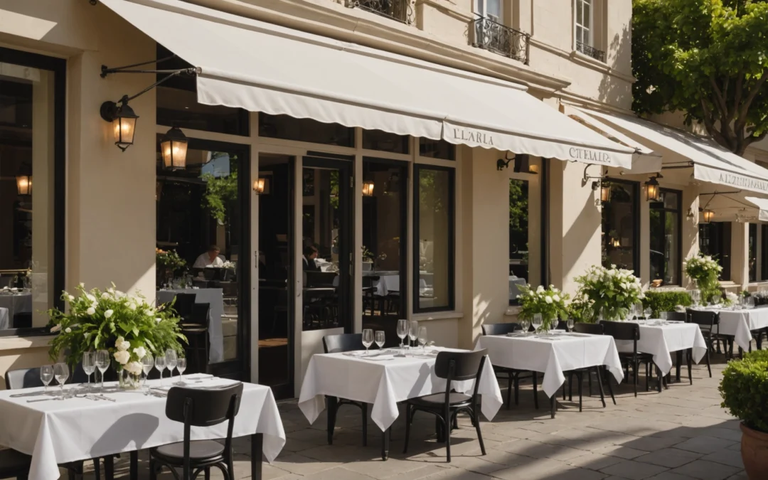 Stores de terrasse : l’atout charme des restaurants gastronomiques !