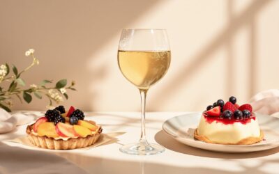 Accord parfait entre vin blanc moelleux et dessert pour une explosion de saveurs inattendues