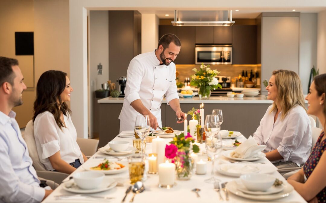 Chef à domicile : la tendance culinaire qui réinvente l’art de recevoir