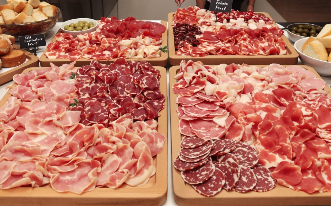 Quantité de charcuterie par personne : voici les chiffres précis pour un buffet froid