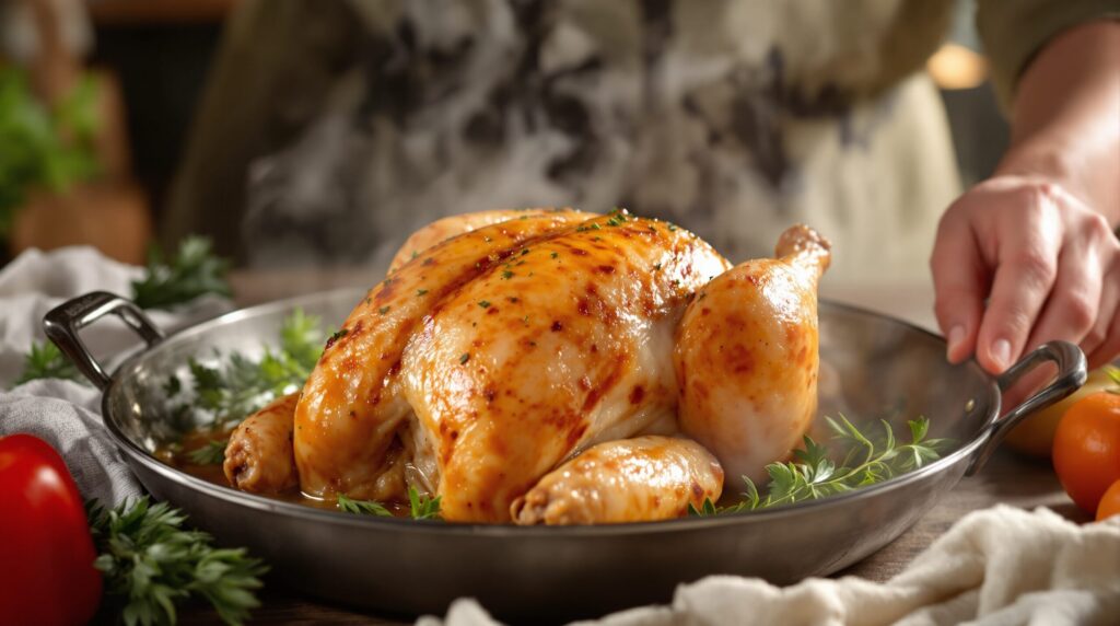 comment cuire un chapon pour qu'il reste moelleux