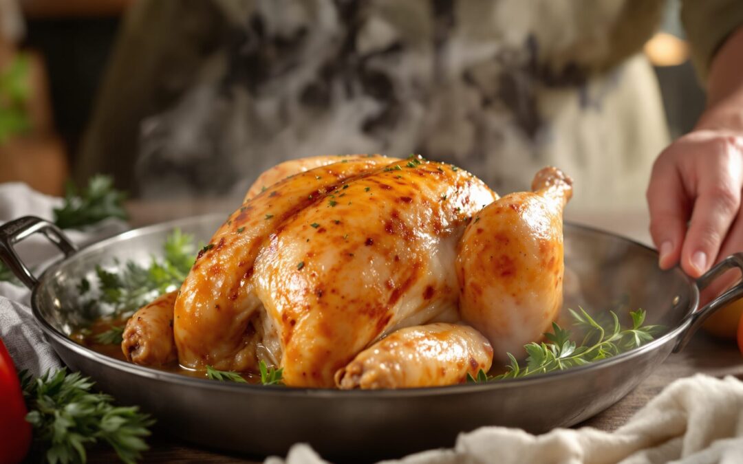 Cuisson du chapon : la méthode pour garantir une chair moelleuse