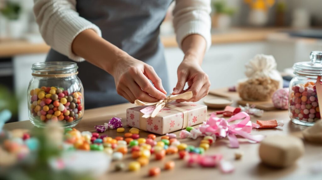 emballer des bonbons