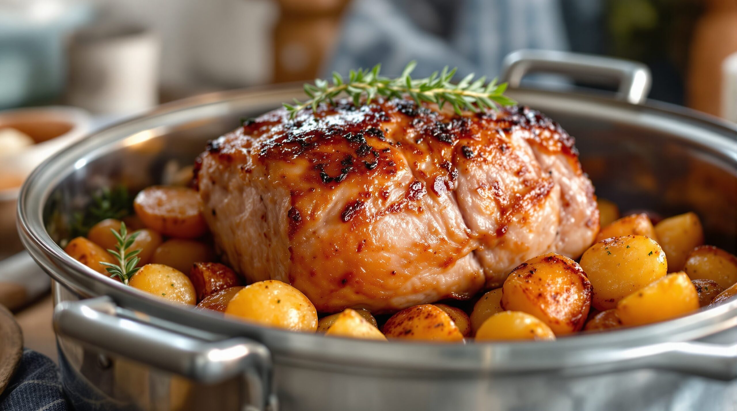 Rôti_de_porc_pomme_de_terre_au_roaster_:_la_méthode_pour_une_cuisson_moelleuse rôti de porc pomme de terre au roaster