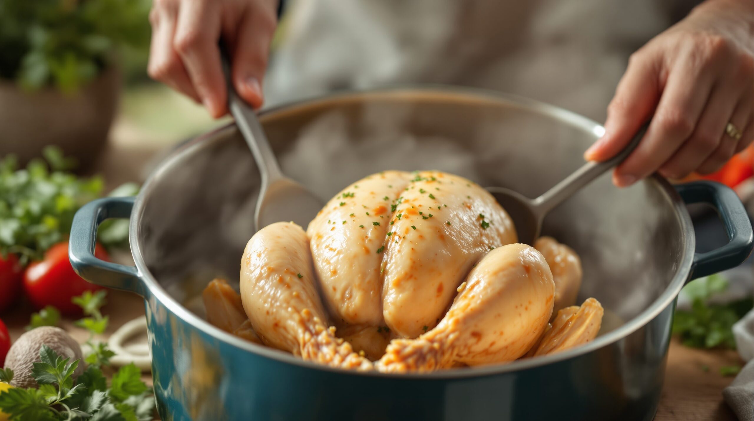 temps cuisson poulet cocotte