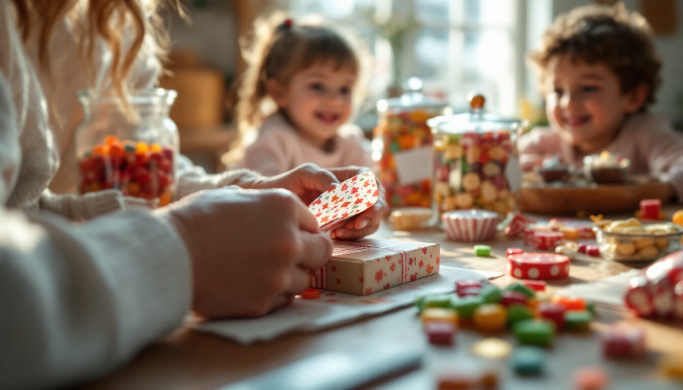 emballer des bonbons