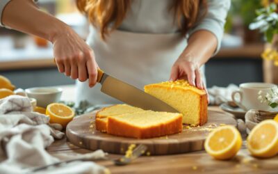 Cake citron : la recette facile pour un gâteau moelleux et intense