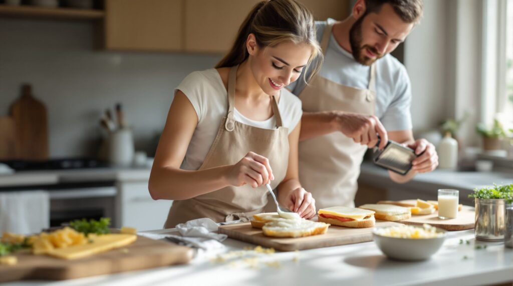 croque monsieur sans beurre