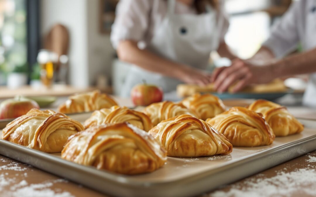 Feuilletés aux pommes : la recette maison facile pour un dessert express