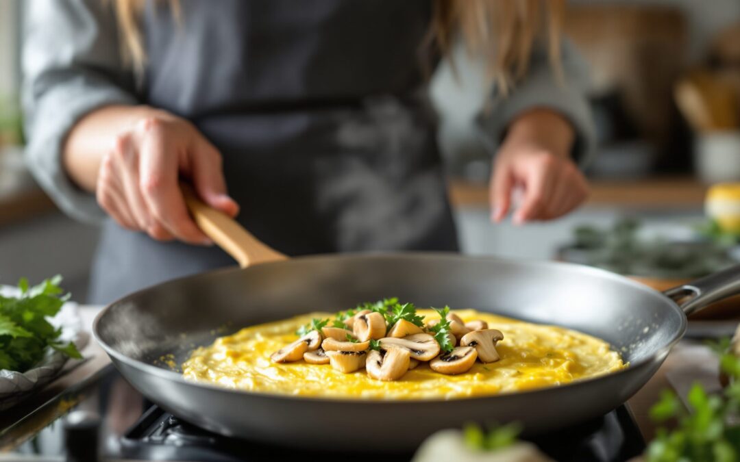 Omelette aux girolles fraîches : la méthode pour une texture parfaite