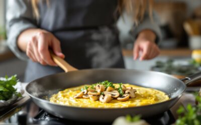 Omelette aux girolles fraîches : la méthode pour une texture parfaite