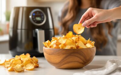 Chips de pommes air fryer : la méthode facile pour un snack croustillant