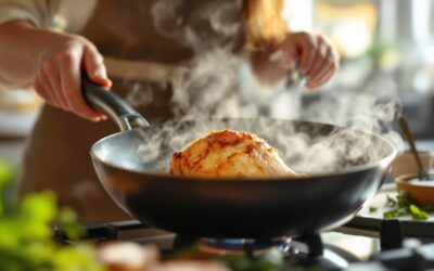 Cuire une cuisse de poulet à la poêle : la méthode pour une chair tendre