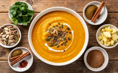 Epice soupe butternut : les 7 associations qui subliment ce classique