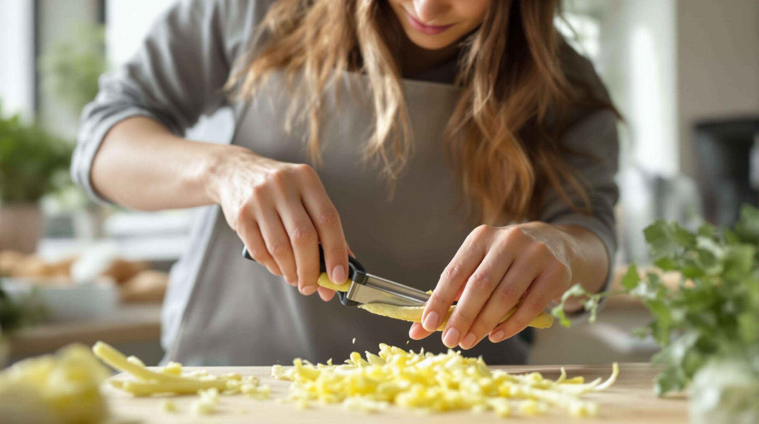 eplucher les asperges blanches