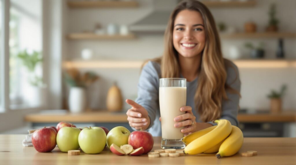 milkshake pomme banane