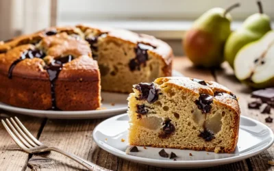 Recette gâteau poire pépites de chocolat : la méthode inratable pour un dessert moelleux