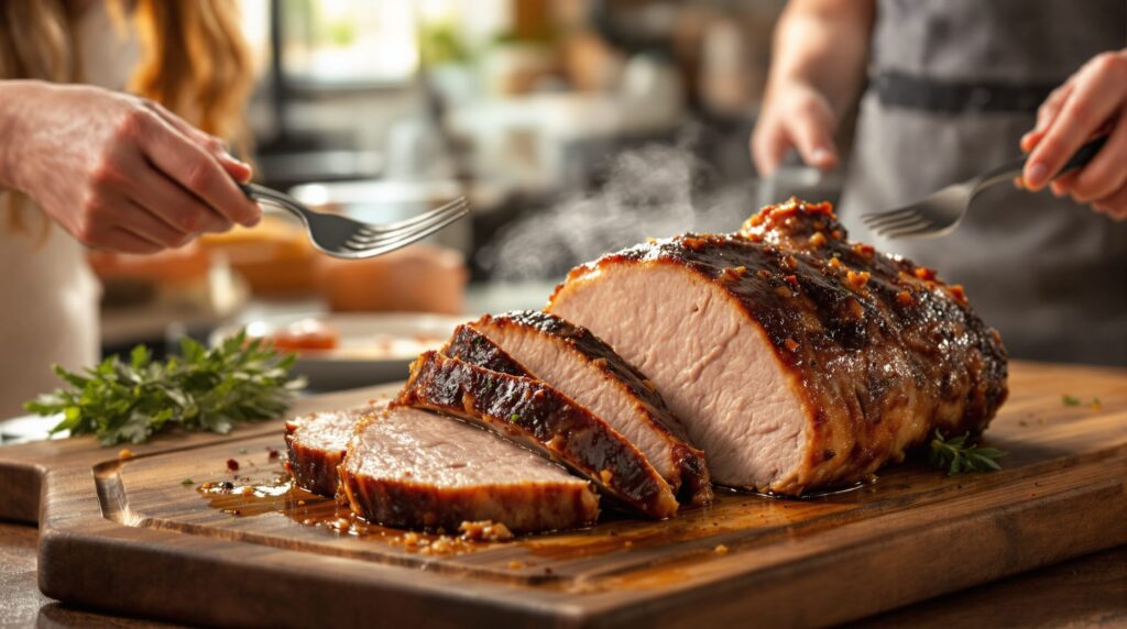 roti de porc braisé