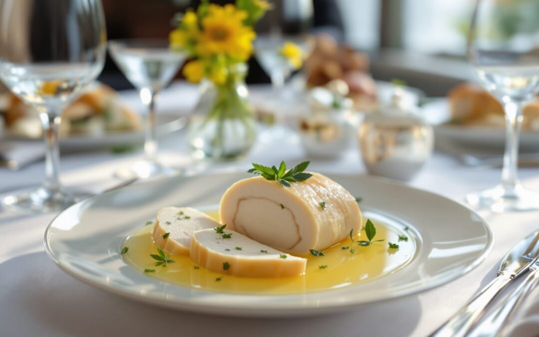 Terrine de poulet en gelée au citron : la recette facile pour une entrée raffinée