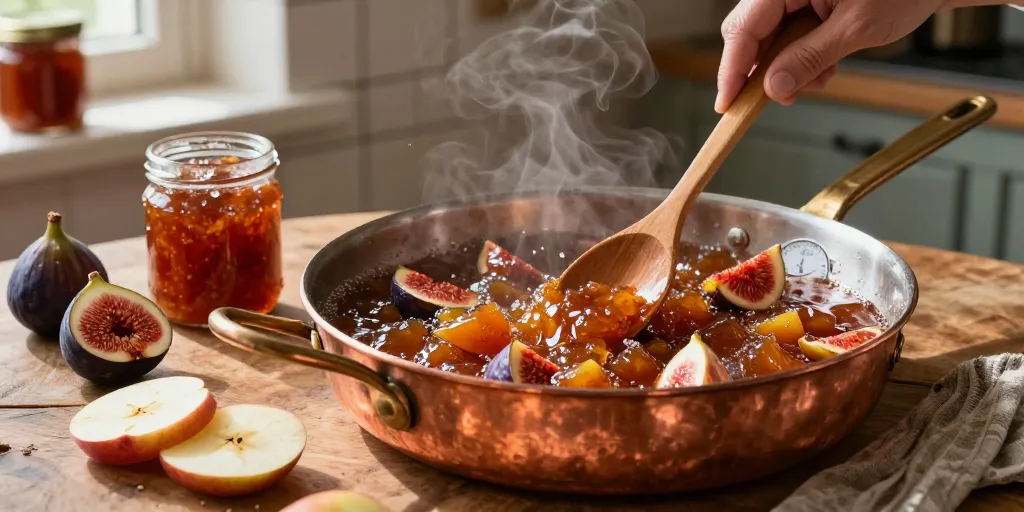 Confiture_figue_pommes_:_la_méthode_en_bassine_pour_une_texture_parfaite confiture figue pommes