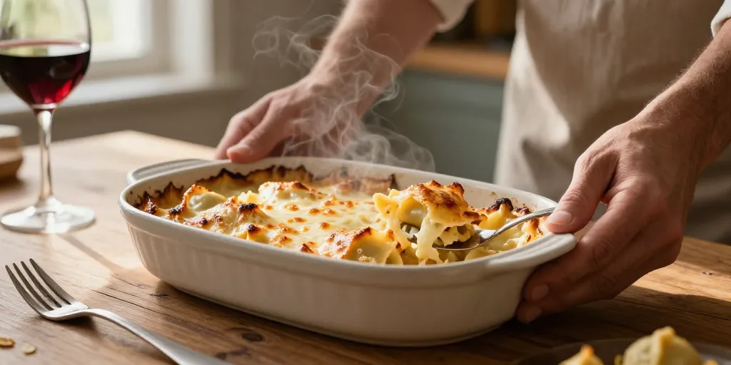 Raviolis_en_boîte_au_four_:_la_méthode_simple_pour_un_gratin_croustillant raviolis en boite au four