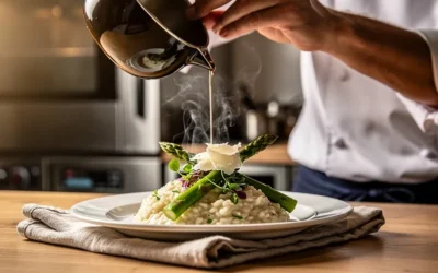 Risotto asperges gastronomique : la méthode pro pour une onctuosité parfaite