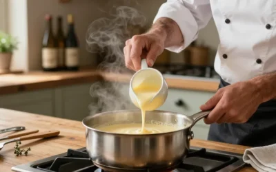 Sauce normande au cidre : la méthode simple pour lier sans trancher