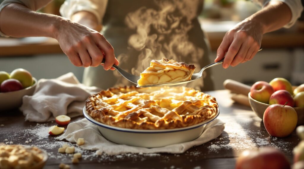 tarte aux pommes à l'ancienne