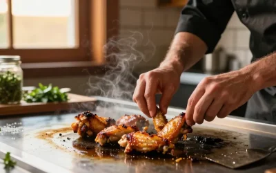 Aile de poulet plancha : la technique simple pour des ailes croustillantes