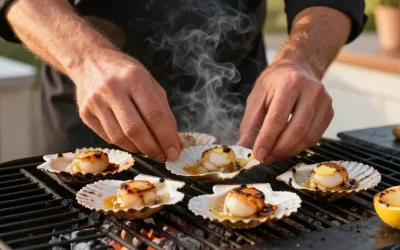 Coquille saint jacques au barbecue : la méthode précise pour une cuisson parfaite