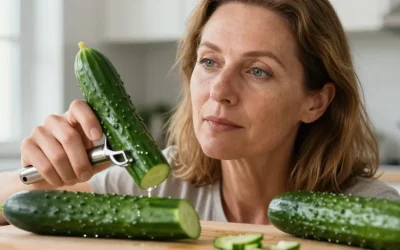 Faut-il enlever la peau du concombre : la garder pour la santé ?