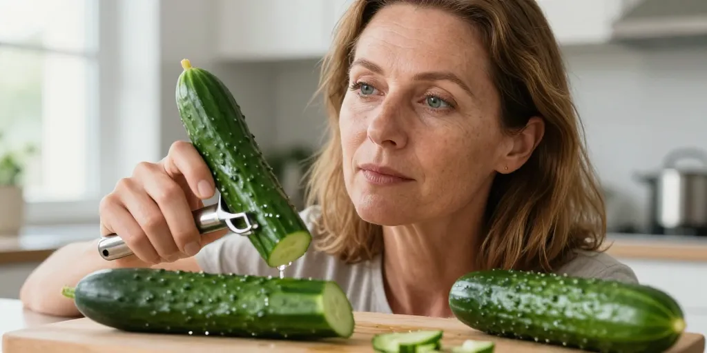 Faut-il enlever la peau du concombre : la garder pour la santé ?