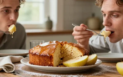 Gâteau avec jus de poire au sirop : le secret pour un moelleux ?