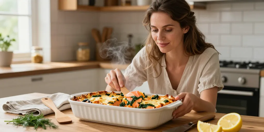 lasagne saumon epinard