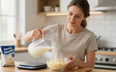 Purée Mousline : le dosage lait et eau pour une purée parfaite