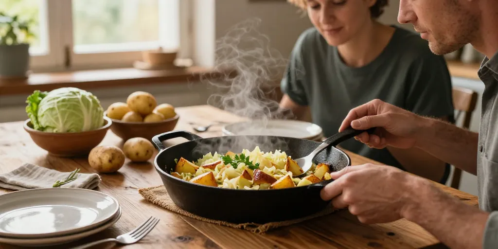 recette chou pommes de terre