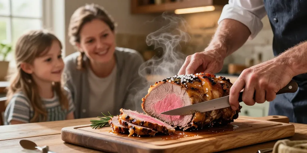 Rosbeef : la cuisson au four pour un résultat tendre et juteux