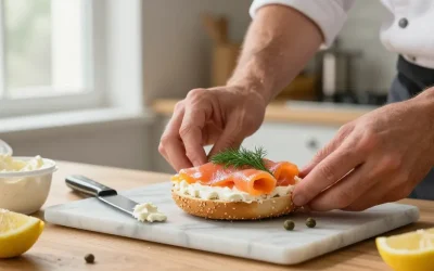 Bagels saumon fromage frais : comment réussir le montage parfait ?