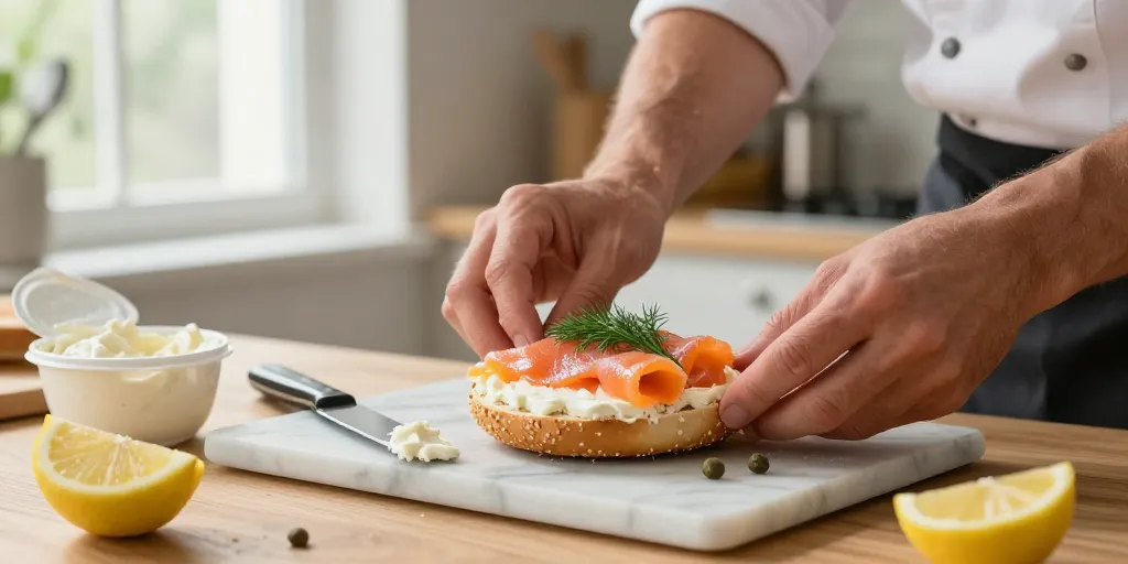 bagels saumon fromage frais