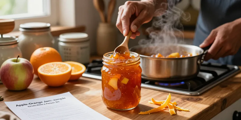 Confiture pomme orange recette : La méthode simple pour une prise parfaite