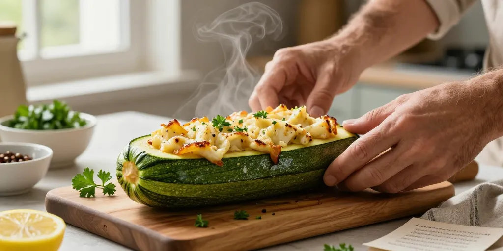 Courgettes farcies : la méthode simple pour une farce moelleuse et rapide