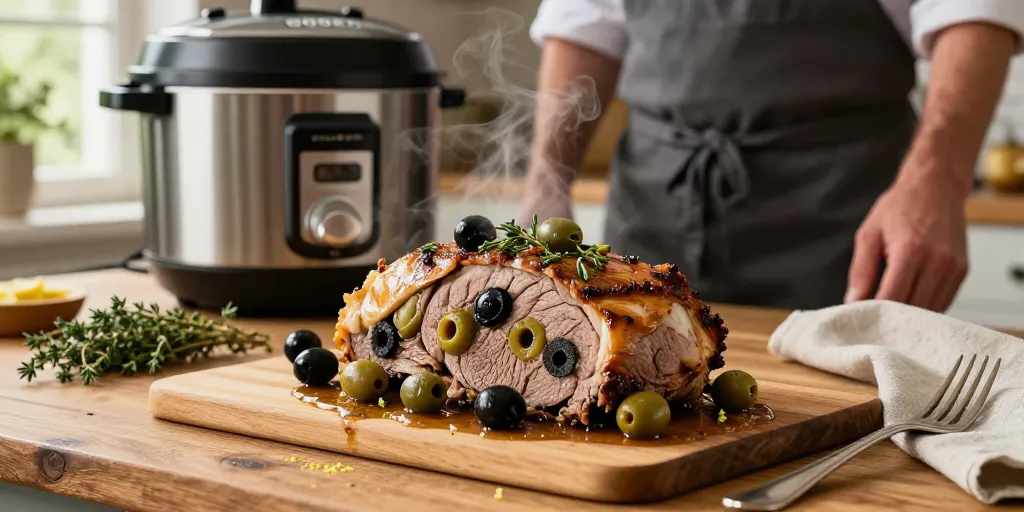 Paupiette de veau aux olives : la cuisson Cookeo pour une viande moelleuse