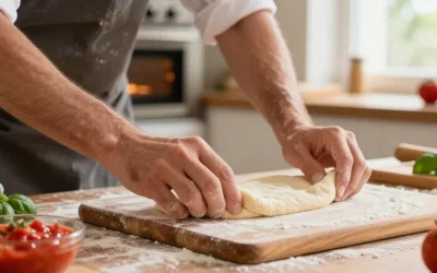 Recette pizza : la pâte express pour une croûte moelleuse et croustillante