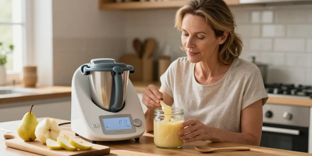 Recette purée de poire : la méthode Thermomix pour une purée lisse